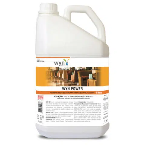 WYN POWER 5L - Desengraxante P/ Superfícies C/ Alta Sujidade - até 1:40