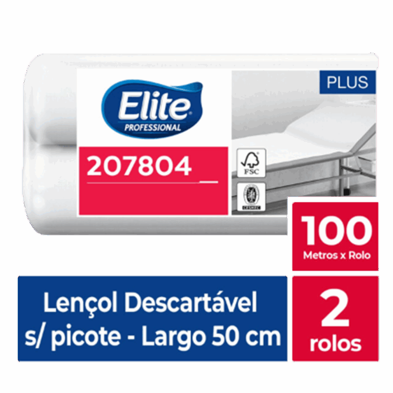 Lençol Descartável Sem Picote c/ 200 metros - Imagem 3