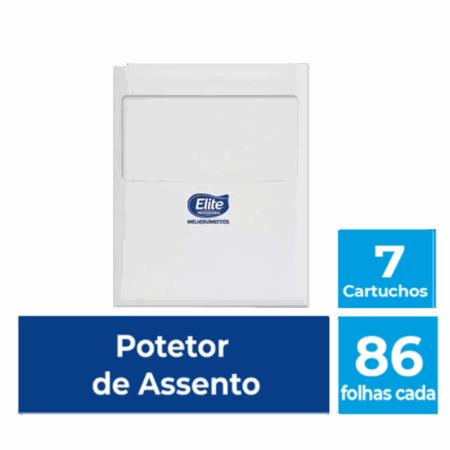 Protetor De Assento Sanitário Melcover cx c/ 7 refis x 86 folhas