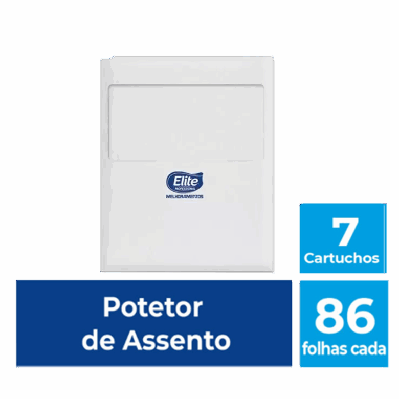Protetor De Assento Sanitário Melcover cx c/ 7 refis x 86 folhas