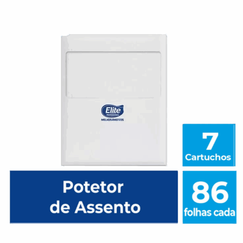 Protetor De Assento Sanitário Melcover cx c/ 7 refis x 86 folhas