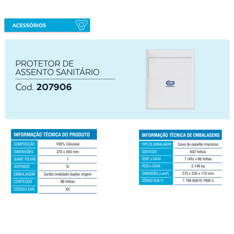 Protetor De Assento Sanitário Melcover cx c/ 7 refis x 86 folhas - Imagem 3