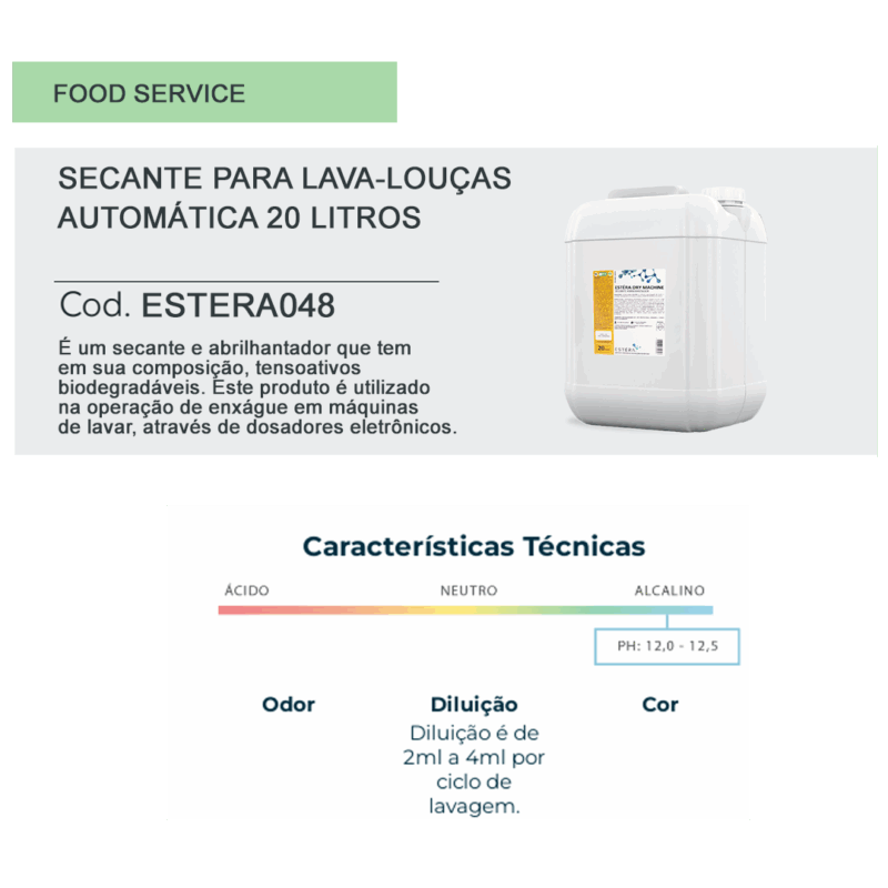 DRY MACHINE 20L - Secante para Lava-louças Automática - Imagem 2