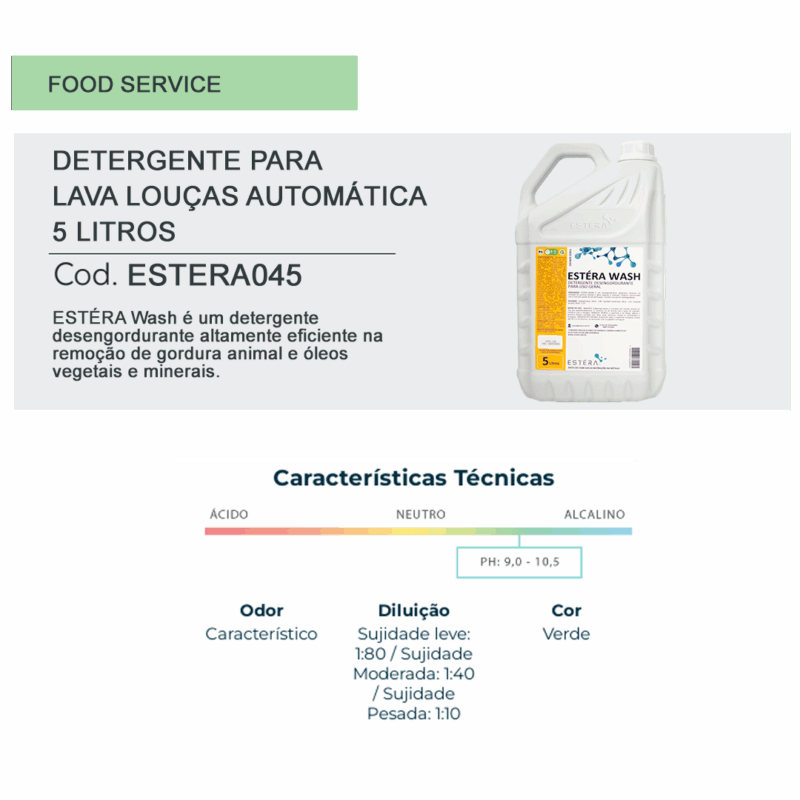 WASH MACHINE 5 L - Detergente para Lava Louças Automática - Imagem 3