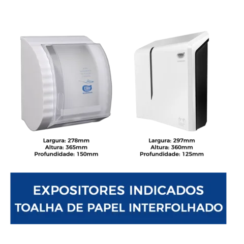 Expositor Toalha de papel interfolhado
