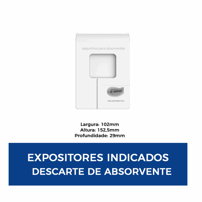 Saquinho Para Descarte de Absorvente c/ 12 refis x 25 saquinhos - Imagem 2