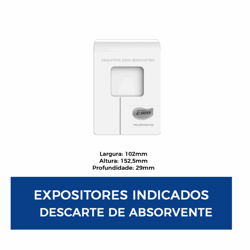 Saquinho Para Descarte de Absorvente c/ 12 refis x 25 saquinhos - Imagem 2