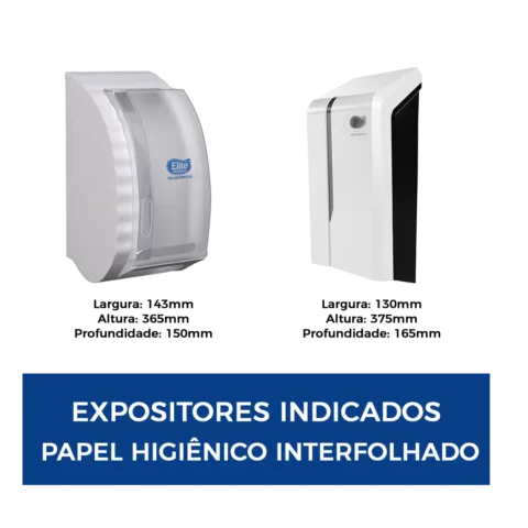 expositor papel higienico interfolhado