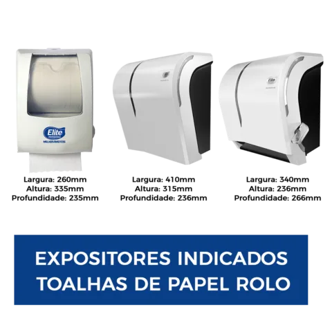 expositor toalha de papel rolo