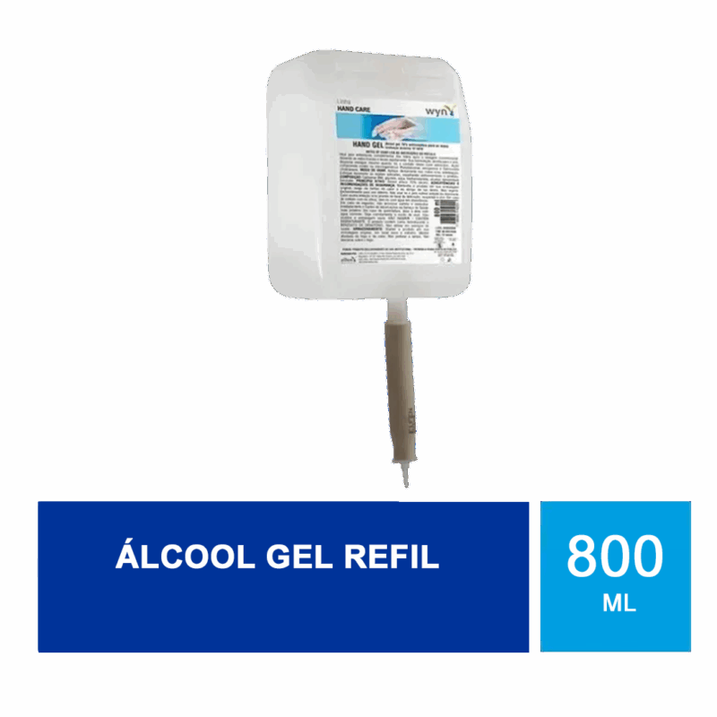 Álcool gel Refil 800ml - Imagem 2