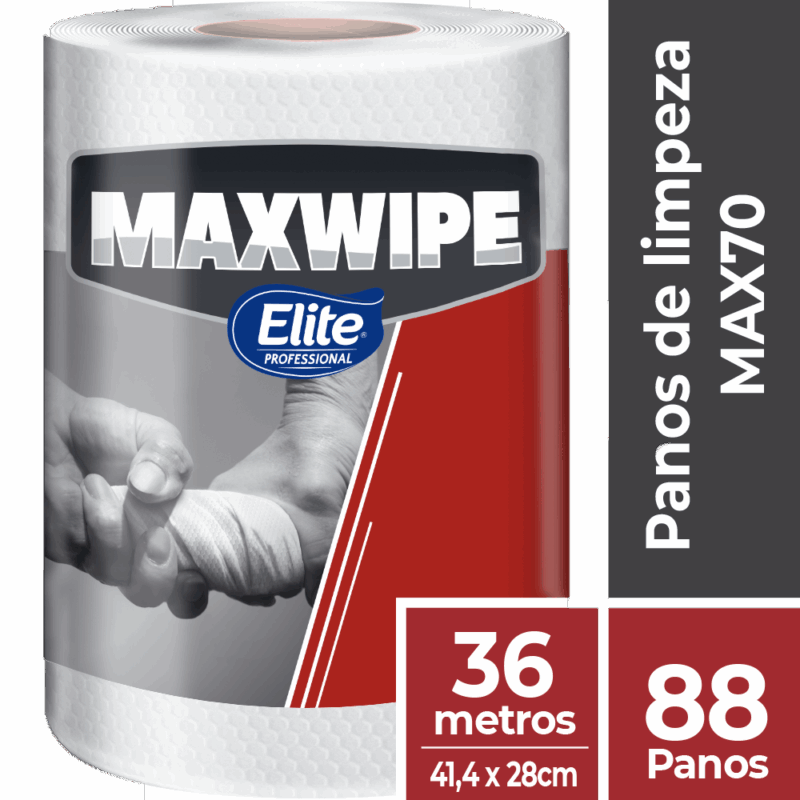 Pano Multiuso MaxWipe 70 Pacote com 88 Folhas