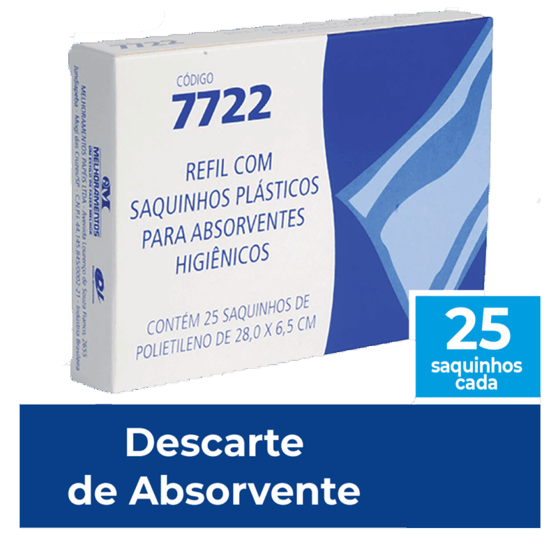 Saquinho Para Descarte de Absorvente C/ 25 Saquinhos - Imagem 2