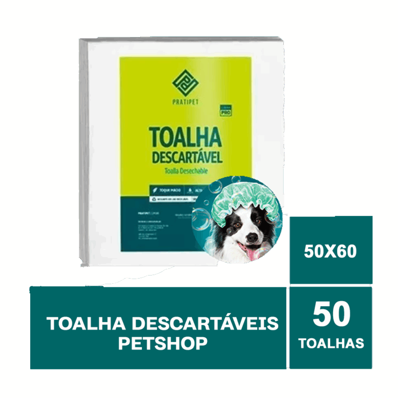 Toalha descartaveis petshop - 60x50 - pacotes com 50 toalhas - Imagem 2