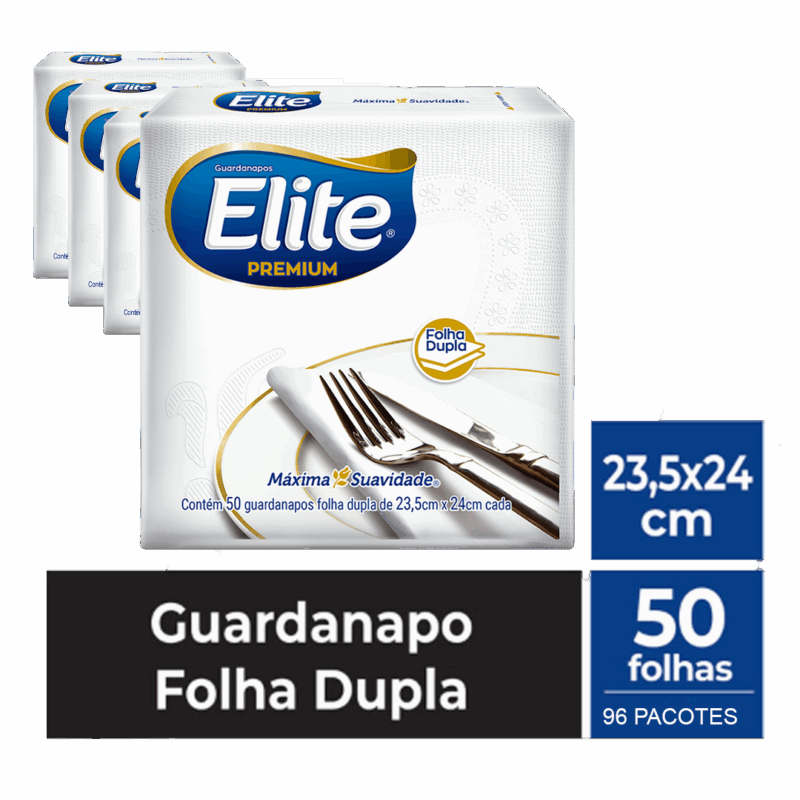Guardanapo Lips Pequeno c/ 96 pacotes - Tamanho folha: 23,5x24 cm