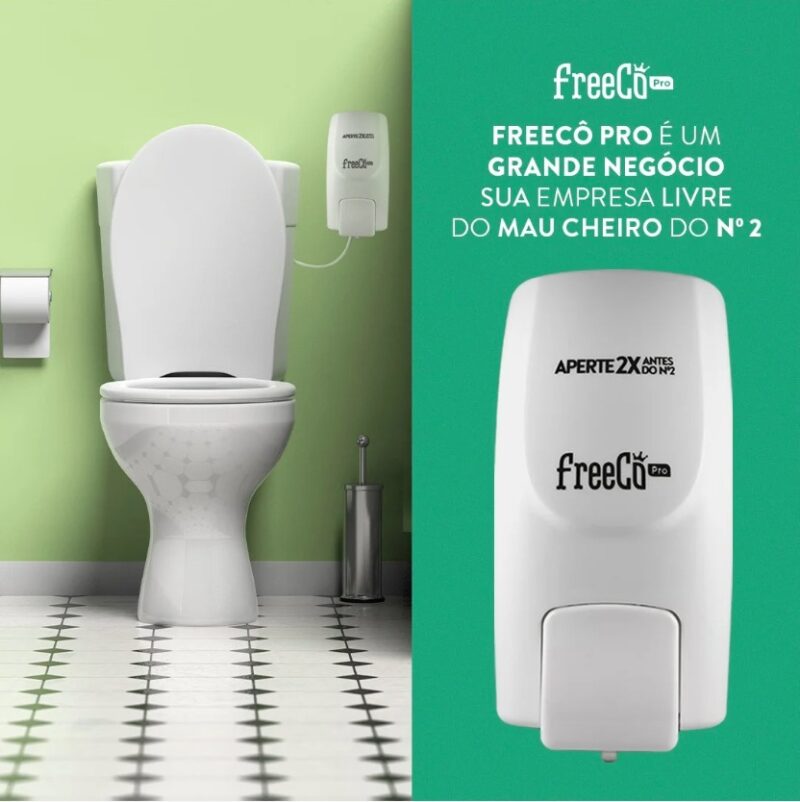 Kit Bloqueador De Odores Sanitários FREECO (aparelho + refil) - Imagem 3