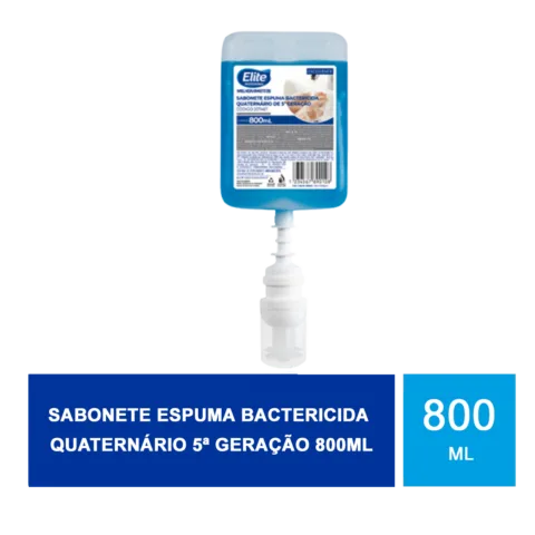 espuma bactericida quaternário 5ª geração 800ml