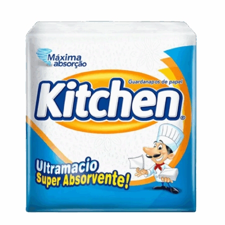 Guardanapo Kitchen Refeição 30X29,8cm Grande - 1 Pacote 50 Folhas