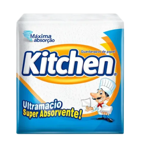 Guardanapo Kitchen Refeição 30X29,8cm Grande - 1 Pacote 50 Folhas