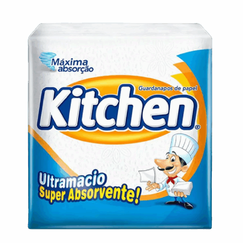 Guardanapo Kitchen Refeição 30X29,8cm Grande - 1 Pacote 50 Folhas