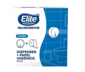 Combo Dispenser + Papel Higiênico Rolo