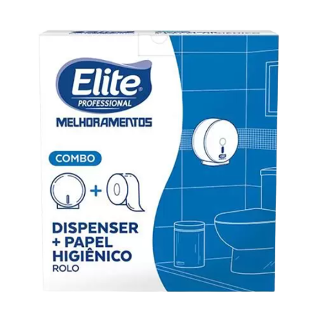 Combo Dispenser + Papel Higiênico Rolo