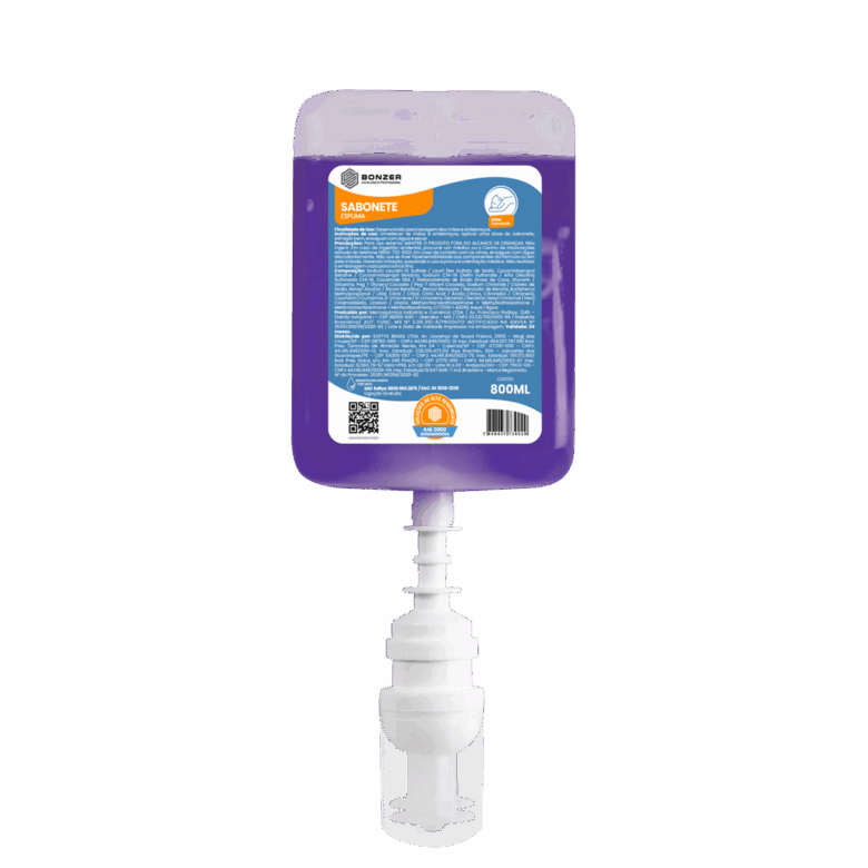 Sabonete Espuma Violeta Bonzer 800ml