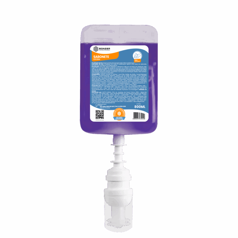 Sabonete Espuma Violeta Bonzer 800ml