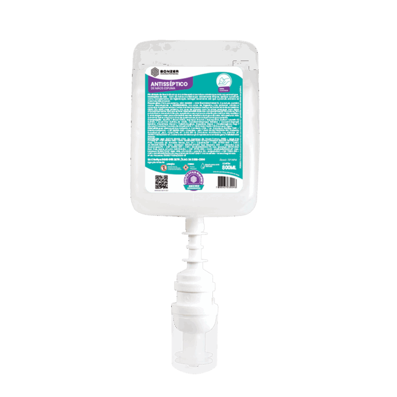 Álcool espuma Bonzer 800ml