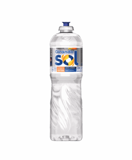 Detergente lava louças Girando Sol 500ml Natural