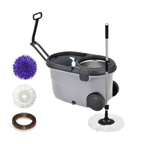 Perfect mop pro move cinza com rodas - Perfect