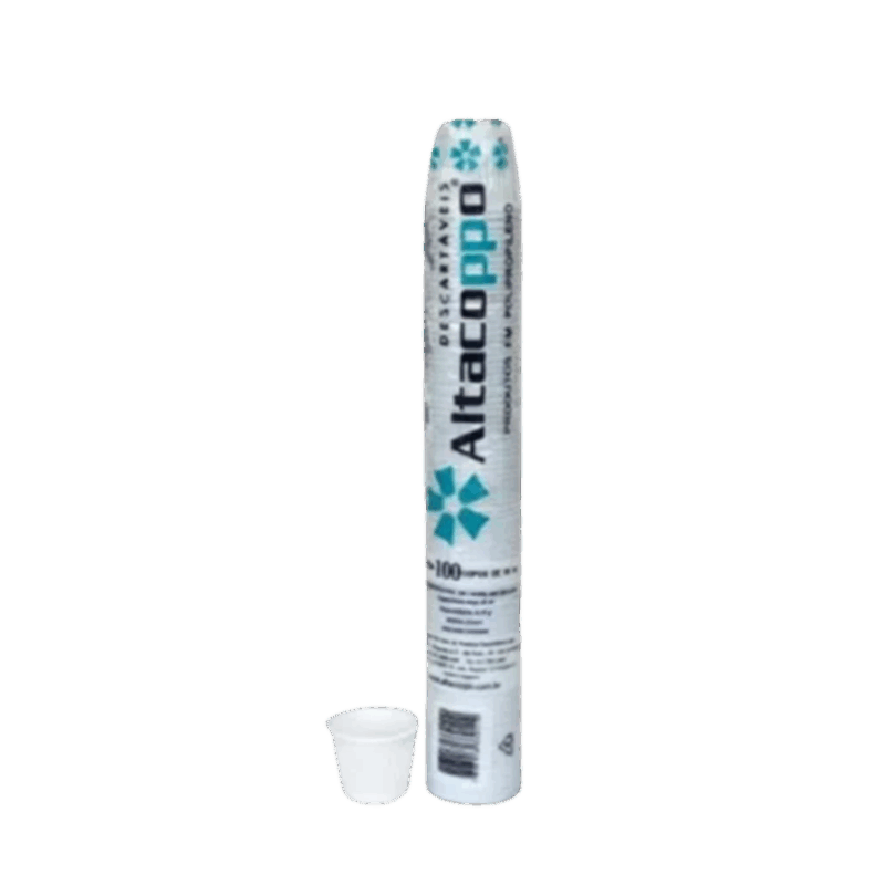 Copo Altacoppo 50ml Branco - C/ 100 Unidades