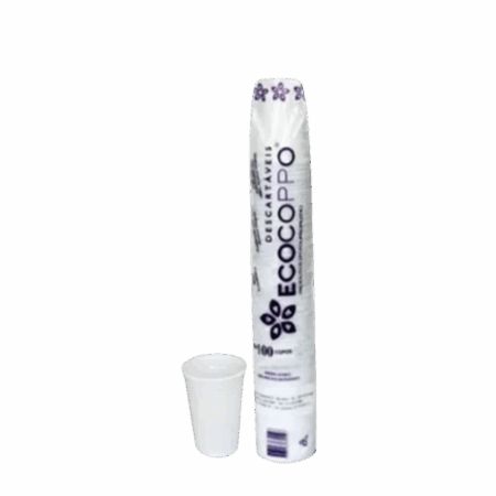 Copo Ecocoppo 180ml Branco - C/ 100 Unidades