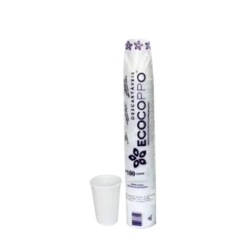 Copo Ecocoppo 180ml Branco - C/ 100 Unidades