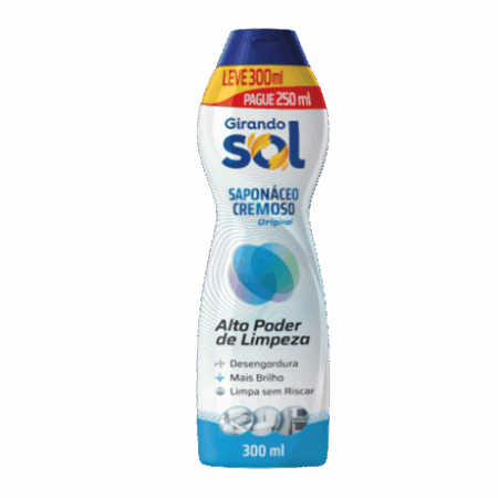 Sapólio/Saponáceo Cremoso Girando Sol 300ml - Original