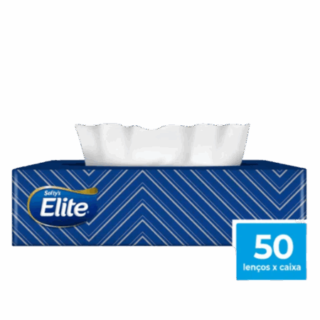 Lenço De Papel Softys - Caixa Com 50 Folhas