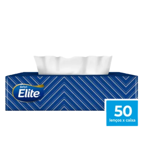 Lenço De Papel Softys - Caixa Com 50 Folhas