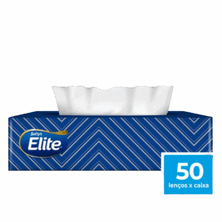 Lenço De Papel Softys - Caixa Com 50 Folhas