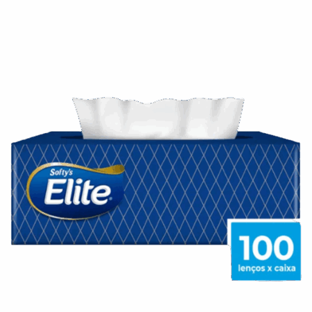 Lenço de papel Softys - Caixa 100 folhas