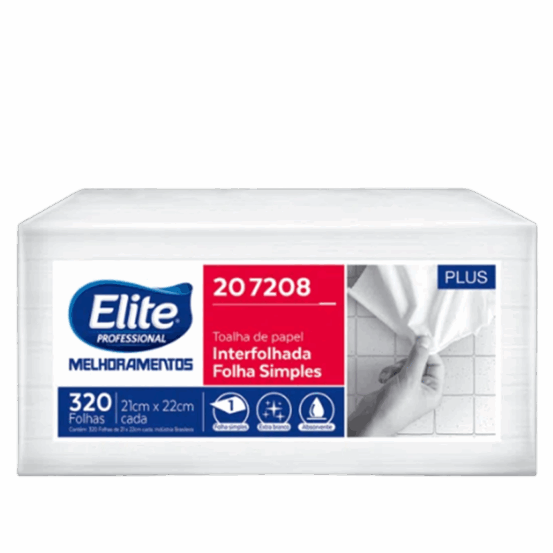 Toalha De Papel Interfolhado Melpaper - Pacote 320 Folhas