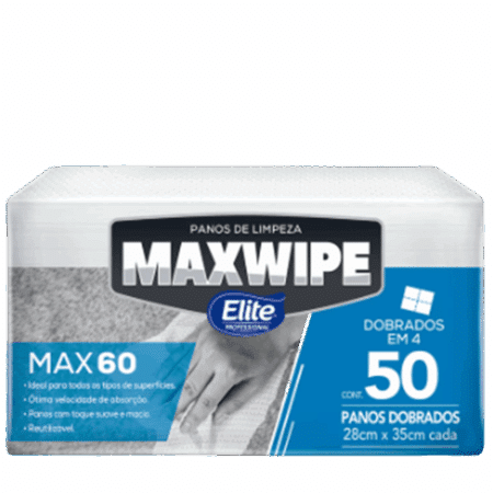 Pano Multiuso Dobrado Max60 - Com 50 Folhas
