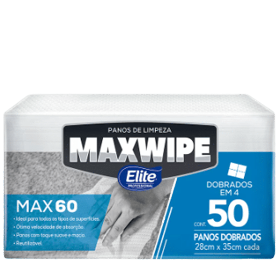 Pano Multiuso Dobrado Max60 – Com 50 Folhas – Melhoramentos Higiene