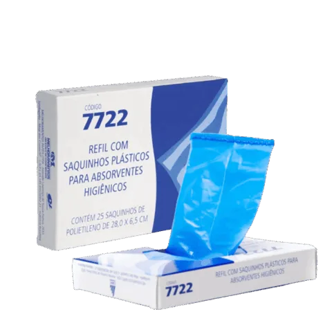 Saquinho Para Descarte de Absorvente C/ 25 Saquinhos