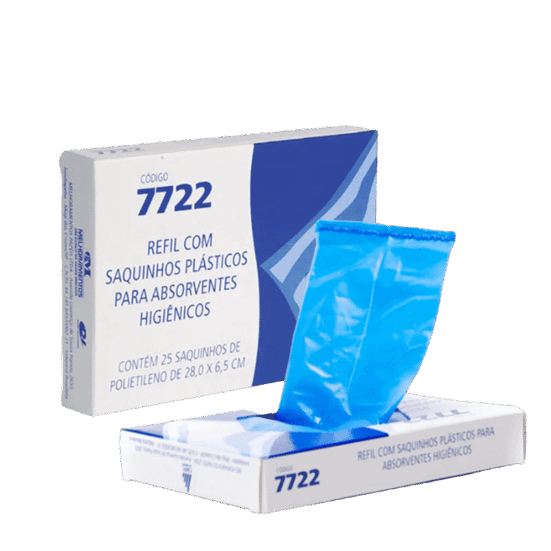 Saquinho Para Descarte de Absorvente C/ 25 Saquinhos
