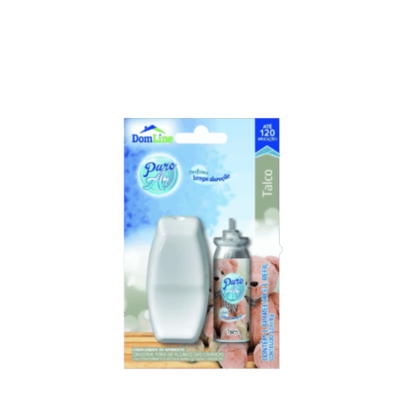 Neutralizador Spray Talco Puro Ar Refil+Aplicador - 12ml - DOMLINE