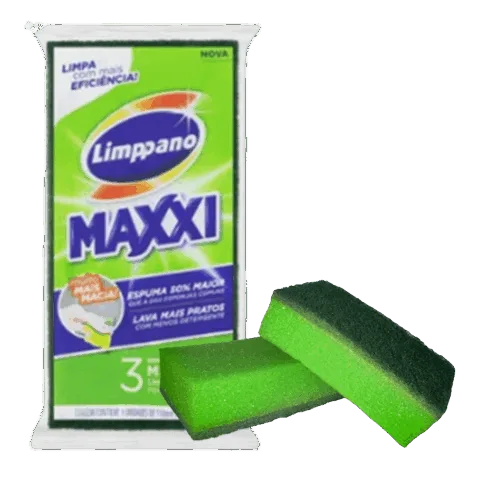Esponja Verde C/ 3 Un