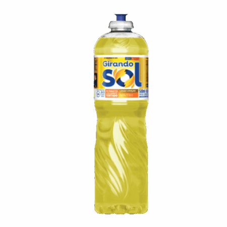 Detergente lava louças Girando Sol 500ml Neutro