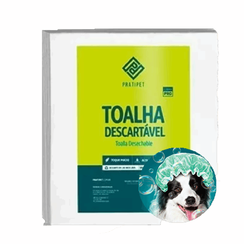 Toalha descartaveis petshop - 60x50 - pacotes com 50 toalhas