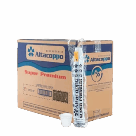 Copo Descartável - 50ml - Branco - c/ 50 pacotes de 100 un