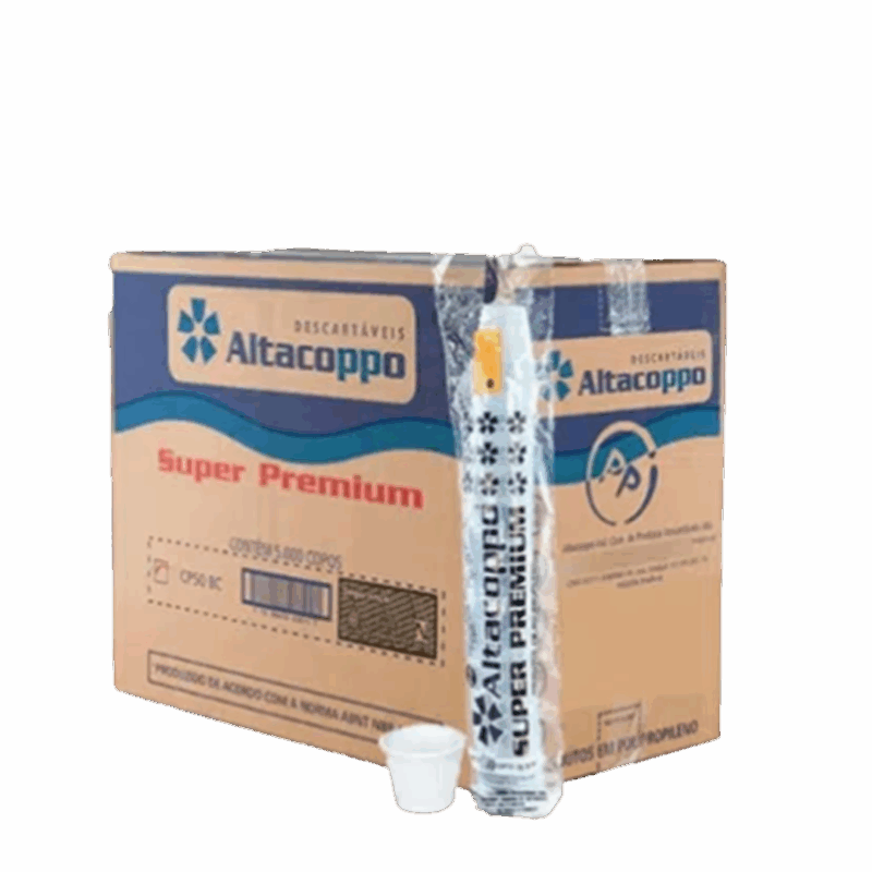 Copo Descartável - 50ml - Branco - c/ 50 pacotes de 100 un