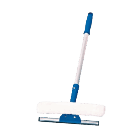 Rodo limpa vidros 25cm - Combinado 2 Em 1 - Com Cabo - Bralimpia